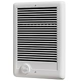 CSC101TW Electric Wall Heater Complete Unit with Thermostat, 1000 Watt 3412BUT,...