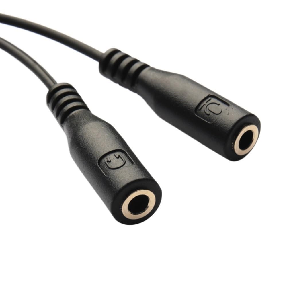 Cavo adattatore splitter per cuffie da 3,5 mm, 1 TRRS a 2 TRS, cavo convertitore audio SMA/*rt accessori mobili