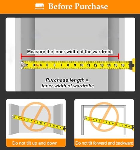 Non-Slip Gold Metal Closet Rod – 27.5" Space-Saving Hanging Clothes Bar with End Sockets, Perfect for Wardrobes & Shops, Durable Closet Organizer Rail