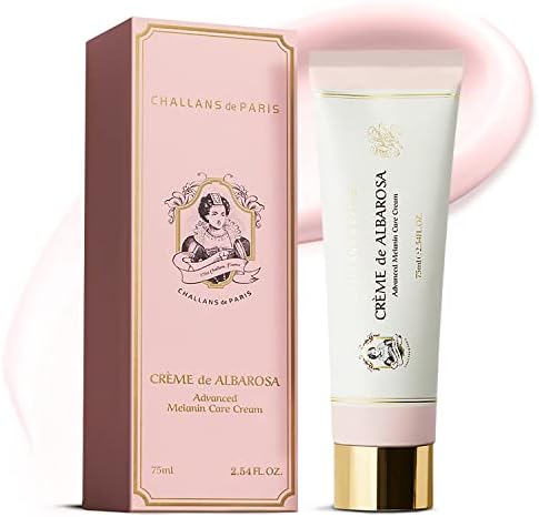 [Challans de Paris] Crème de Albarosa Advanced Daily Blemish Control Skin Care Facial Cream, For Clearer and Rejuvenating Skin, Prevent Breakouts & Blemish Recurrence for All Skin Types, 2.54 fl oz. 기미 제거 화장품