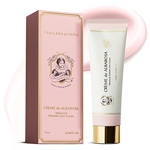 [Challans De Paris] Crème De Albarosa Advanced Daily Blemish Control Skin Care Facial Cream, For Clearer And Rejuvenating Skin, Prevent Breakouts & Blemish Recurrence For All Skin Types, 2.54 Fl Oz. 기미 제거 화장품 #TOP2