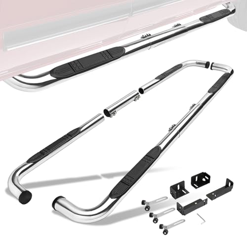 Estribos laterales acero inoxidable 3 in compatible Chevy GMC
