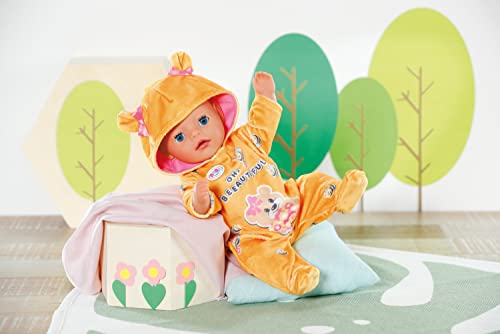 Baby born Little Bear Onesie 834619, Accessories for Dolls up to 36cm, Features Super-Soft Fabric with Hood and a Hanger - Image 3