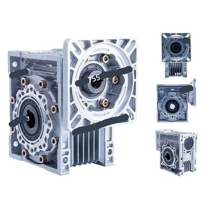 Reducer Worm DC Motor Gearbox RV030 14mm Output 5:1-80:1 Worm Gearbox Speed Reducer for NEMA 23 Motor Speed