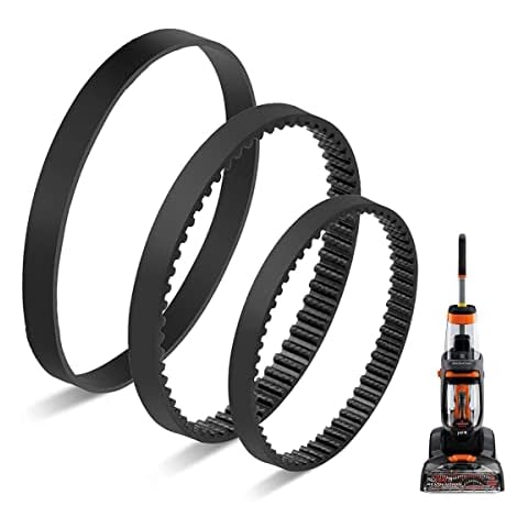 JEDELEOS Replacement Belt Set for Bissell ProHeat 2X Revolution Pet Carpet Cleaner, Fits Models 1548, 1550, 1551, 1551W Series, Replace Parts 1606419, 1606418 & 1606428 Cover