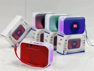 سماعة راديو بصوت الرعد - تجربة صوتية استثنائية مع اتصال بلوتوث ومداخل USB وميموري - مقبض مريح للنقل وحامل للموبايل - من جينيريك