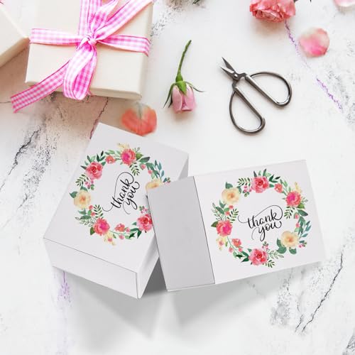 Image of RLAVBL 7x5x4 Shipping Boxes Set of 50, White Corrugated Cardboard Box for Packing, Mailing, Business