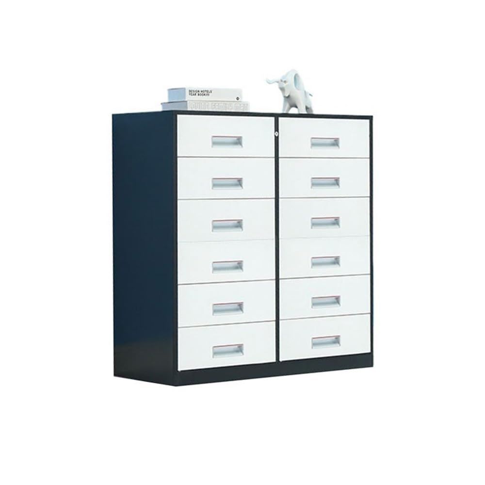 Aioneer Multicolor File Cabinet Household Multifunctional Storage Cabinet 6 Layers Of Large-Capacity Drawer Cabinet Metal Data File Organizer Cabinet File Cabinet Filing Cabinet-Multi-Colored
