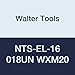 Walter Tools NTS-EL-16 018UN WXM20 Carbide NTS Threading Inserts, External Thread, Full Profile, American UN 60 Degree (Pack of 10)
