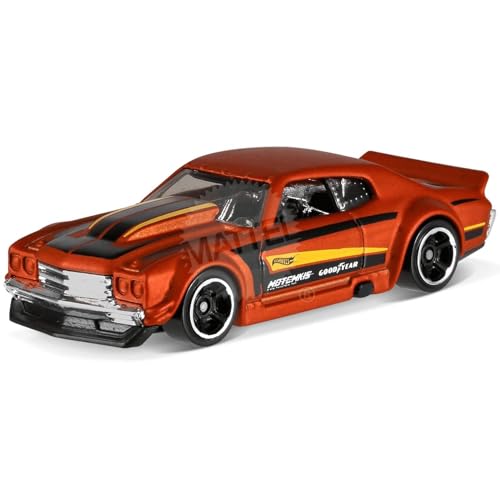 Hot Wheels 2017 Nightburnerz '70 Chevy Chevelle Orange miniatura 2