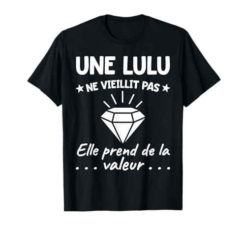 Photo de Lulu Valeur | Anniversaire Humour Maman Mère Surnom T-Shirt
