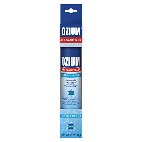 Ozium 3.5 Oz. 1 Pack Air Sanitizer & Odor Eliminator for Homes, Cars, Offices and More, Outdoor Essence
