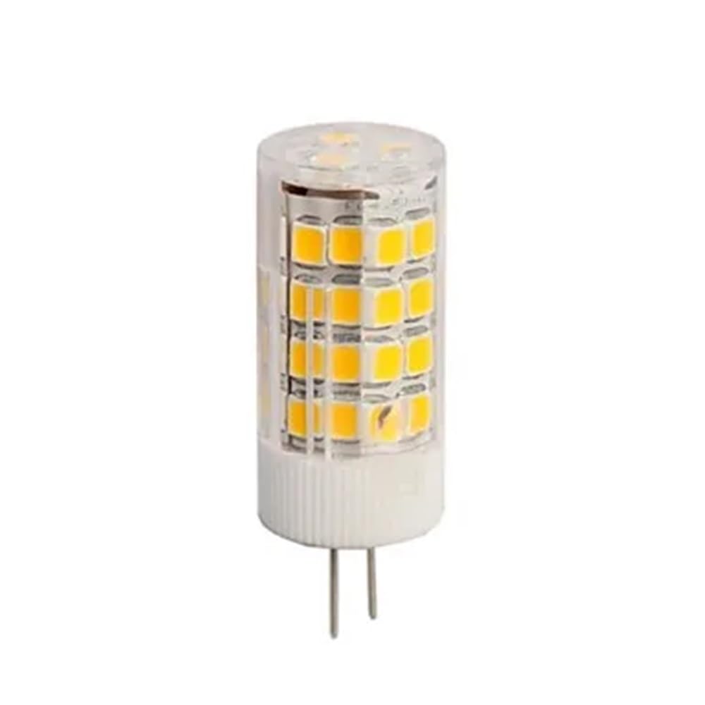 NXCVBNKZJ KJXP Lighting, Pack of 4, Led Corn Bulbs AC220V G4 3.5W 51-SMD2835 350lm Ceramic Chandelier Lamp Decorative Bulb(Warm White)