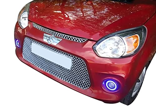 Image of CAR SAAZ Bentley Type Front Chrome Grill Compatible with Alto 800 Type 3(2016-2018)