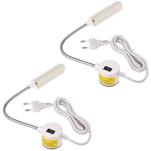 Lixada 2PCS 6W LED Máquina de Coser Lámpara