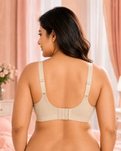 Image of SONA Women's Super Fit Cotton Full Coverage Non-Padded Non-Wired Everyday Bra - Full Support -(Pack of 1)