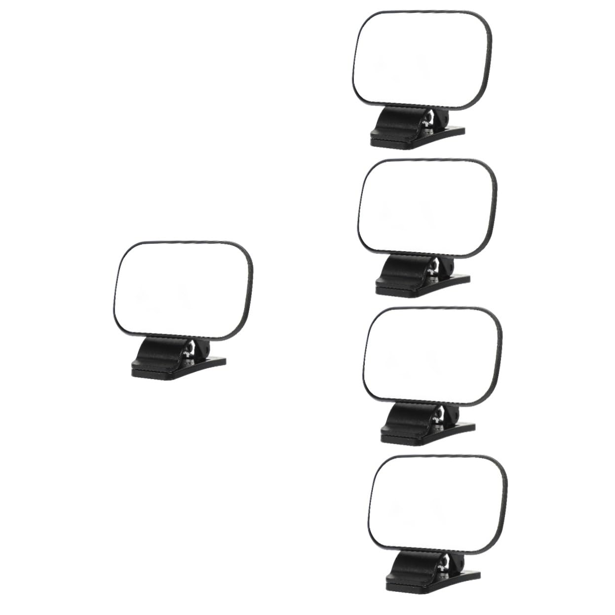 SOLUSTRE 5pièces Miroir De Sécurité Pour Voiture Miroir Observation Pour Sièges Arrière Installation Facile Et Large De Pour Position Arrière