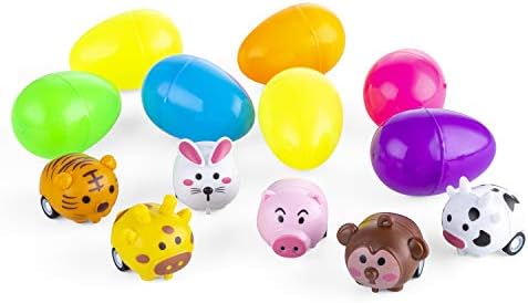 Easter Egg Hunt Kit 100pcs Surprise Eggs Filled with Novelty Toys Easter Gifts for Kids Toddlers