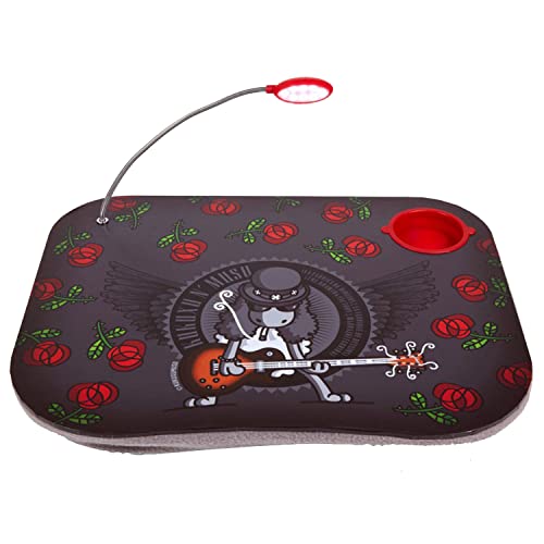 Soporte Portátil Mesa con Luz LED Soporte Ordenador Portátil Madera Divertido Original Kukuxumusu (Verde) Cover