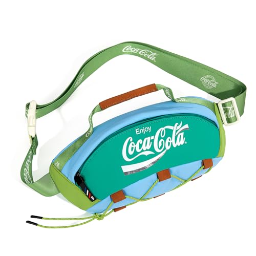 Image of Coca-Cola Fanny Pack, Water Resistant Crossbody Waist Bag with Adjustable Strap