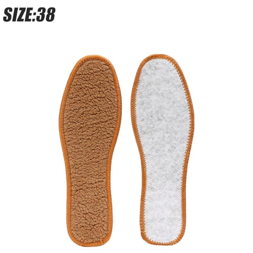 Par de plantillas térmicas para botas de nieve talla 38 miniatura 2