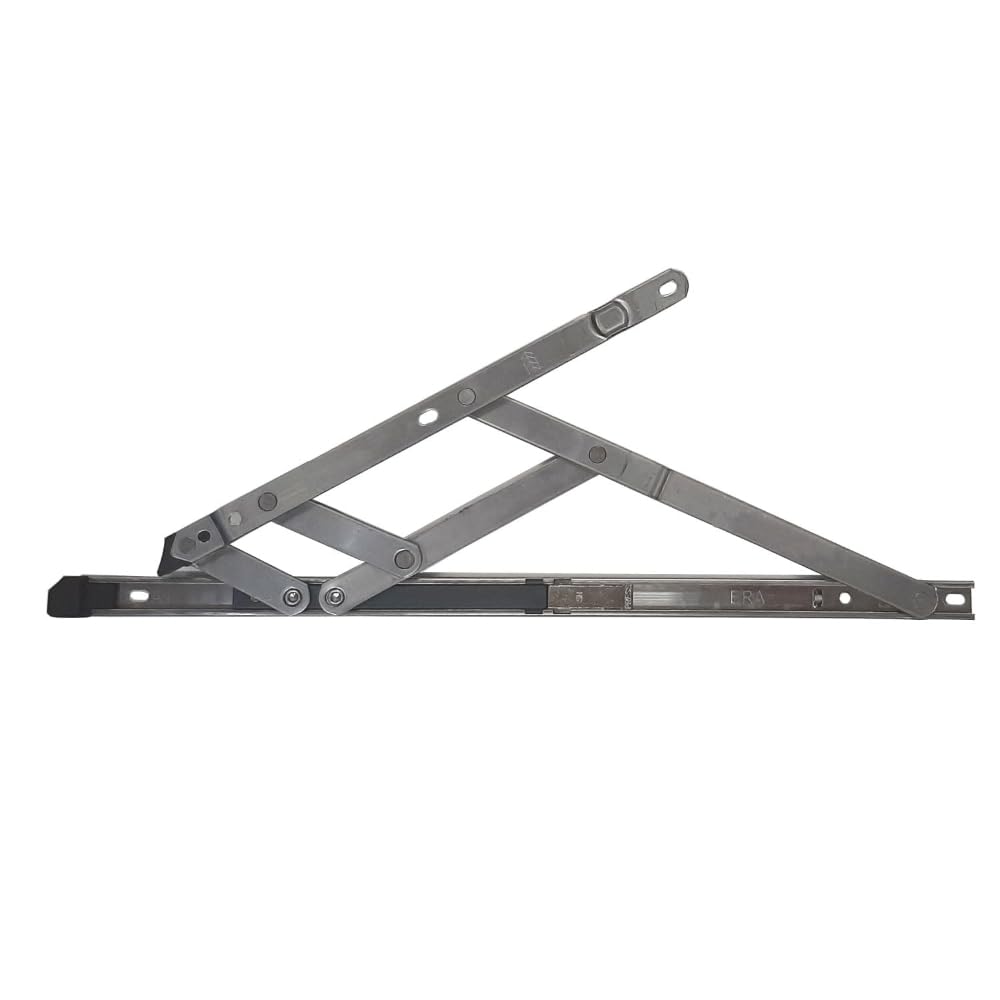 Ironmongery Solutions® Restrictor Friction Stay for uPVC, Aluminium & Timber Casement Windows – Safety-Controlled Stainless Steel (Top Hung - Non Handed, 311mm x 16.5mm)