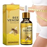 AYVRUOP 1 unidad de aceite BEE VENOM,aceite adelgazante Bee Venom,gotas de veneno de abeja,aceit modelador para masajes corporales, modelador para masajes para hombres y mujeres