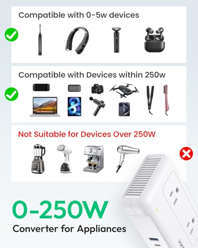250W Voltage Converter US to Europe - image 3