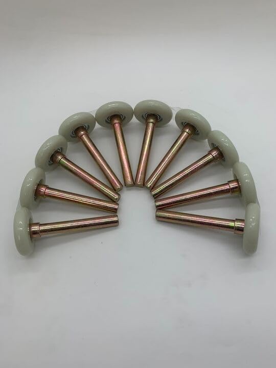 Truck and Trailer 2" Nylon Roller Door Rollers for Overhead Rollup Doors 10 Pack. Replacement for Todco, Whiting, Transglobal. Replaces TG-3228, GT-1403, IMXGT-1403.
