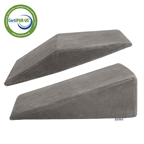 JOYPEA Wedge Pillow Set 3 in 1- Foam Bed Wedge Pillow& Reading Pillow