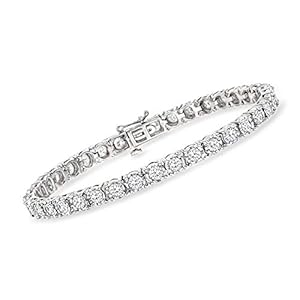 Ross-Simons 5.00 ct. t.w. Diamond Tennis Bracelet in Sterling Silver
