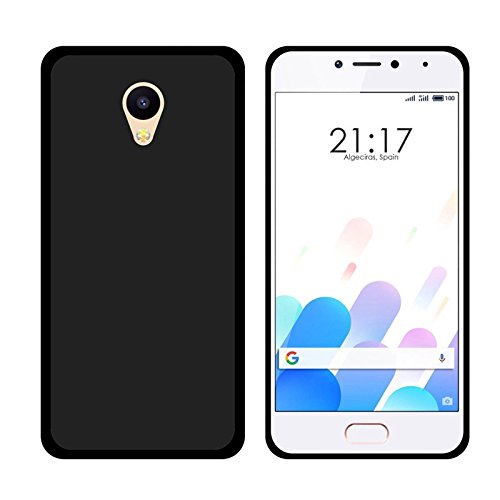 TBOC® Custodia Gel TPU Nera per Meizu M5c - Meilan...