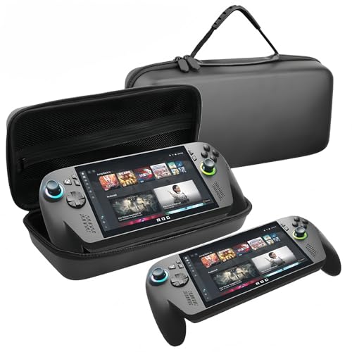 Houdsuem for ROG XBOX ALLY X 対応 収納ケース 旅行ケース 小物収納可能 耐衝撃 持ち運び便利 防水 付属品収納可能 防塵 For ROG XBOX ALLY X 用 バッグ (光沢のある)
