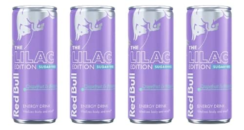 Red Bull Lilac Edition Sugar Free 250ml x4