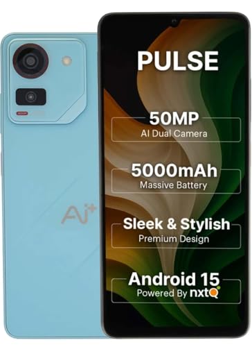 nxtQ Ai+ Pulse 4G (Blue, 64 GB) (4 GB RAM)
