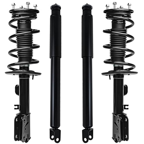 Image of Detroit Axle - Front Struts & Coil Spring + Rear Shock Absorbers Replacement for 2013 2014 2015 2016-2019 Ford Explorer - 4pc Set