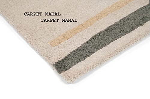 Image of Carpet Mahal Export Quality Handmade Tuffted Pure Woollen Carpet for Living Room Bedroom Size 12 x 18 feet (360X540 Cm) Color-Multi