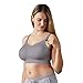 Bravado Designs Women's Body Silk Seamless Nursing Bra and Maternity Bra,Silver Belle,Medium