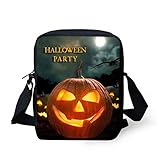 chaqlin Kleine Kuriertasche, Umhängetasche, Umhängetasche, Schultertasche, Geldbörse, Halloween-Geschenk