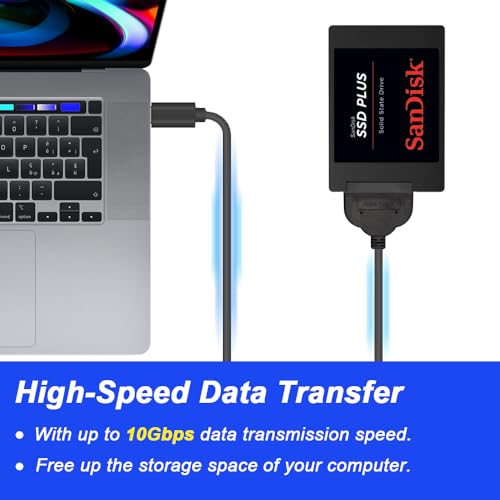 Adaptador USB-C a SATA 2.5" 10Gbps 2 Pack miniatura 4