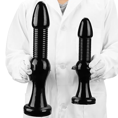 Jixaxe Saugnapf Groß Riesen Dildo XXL Realistischer Penis Riesige Analdildo für Männer Analplug Prostata Stimulation Butt Plug Anus Dilatator Vaginal Anal Masturbation Sex Spielzeug für die Frau (L)