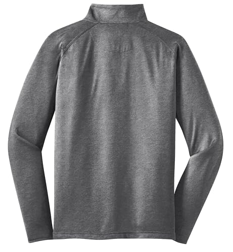 SPORT-TEK Unisex Tall Sport-Wick Stretch Quarter Zip Pullover3