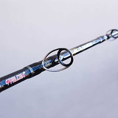 Falcon D0900324, Caña Blue Fighter Trolling LB 12-20 Unisex Adulto, Multicolor, Talla Única
