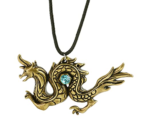 Hicus Dragon Necklace Pendant Gifts for Men Boys (One Size, Dragon Necklace) Hicus Dragon Necklace Pendant Gifts for Men Boys (One Size, Dragon Necklace)