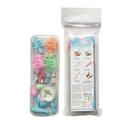 Suporte de silicone, Treinamento para Escrita de crianças, Correção de Postura de Escrita, Auxiliare