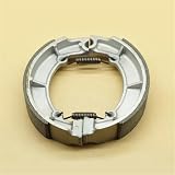 Motorrad Bremsbacken Beläge Motorrad-Bremsbeläge Vorne Und Hinten Für Für EN450 454 Für LTD 1985 1986 1987 1988 1989 1990 Bremstrommel-Set Trommelbremse Ersatz(Hinteren)