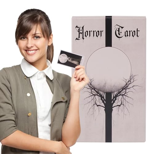 Tarot de terror, cartas de tarot de adivinación de adivinación,