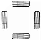 OUTTANS 46 Picnic Table (Square 46, Table Seats Black) (Box 2 of 3)