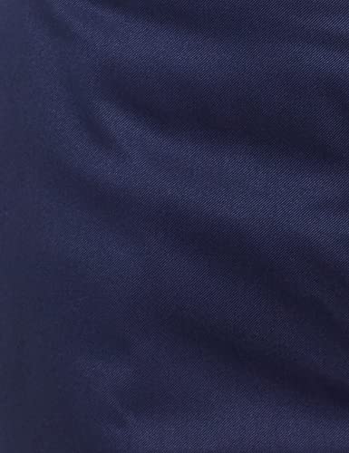 Image of Park Avenue Men's Polyviscose Blend Twill Pattern Smart Fit Flat Front Formal Trouser