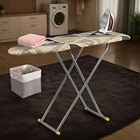 Kuber Industries 15 Inch Metal Ironing Board Foldable and Height